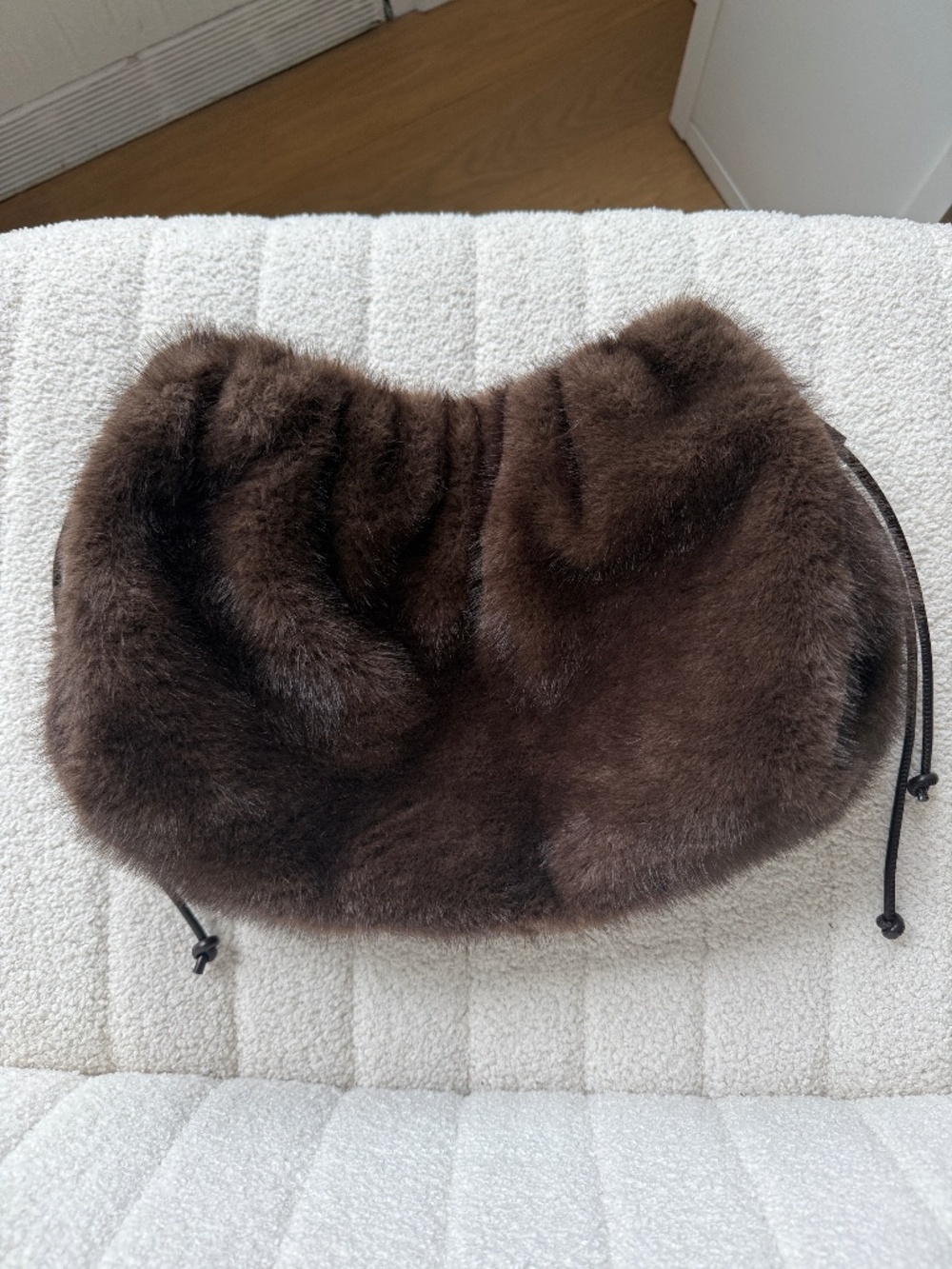 Mango Faux-fur handbag